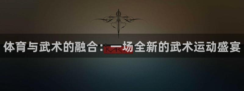 聚鑫汇休闲会所：体育与武术的融合：一场全新的武术运动盛宴